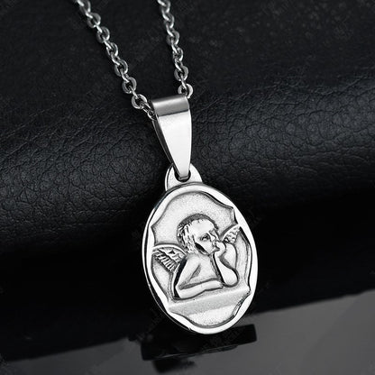 Cupid Angel Pendant Necklace